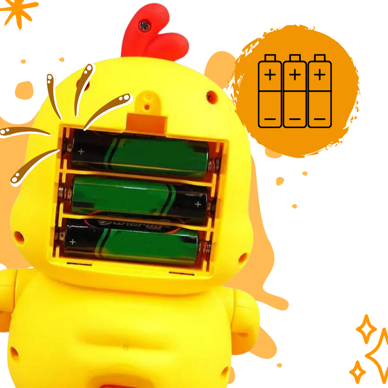 Interactive Light-Up Dancing Duck Toy