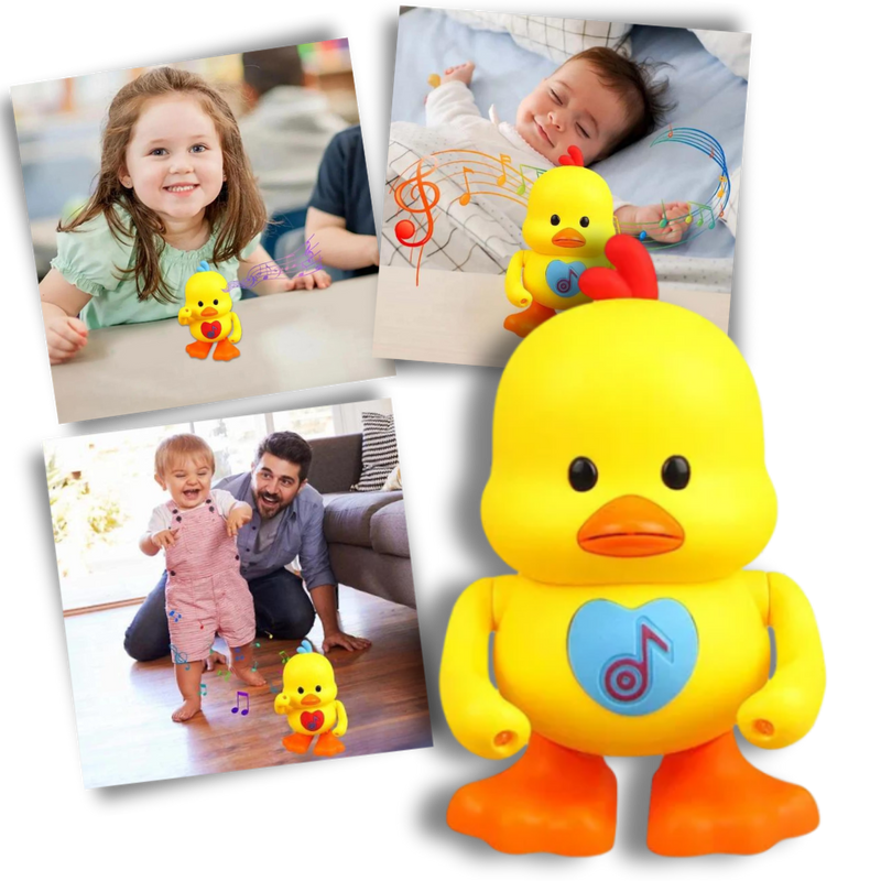 Interactive Light-Up Dancing Duck Toy