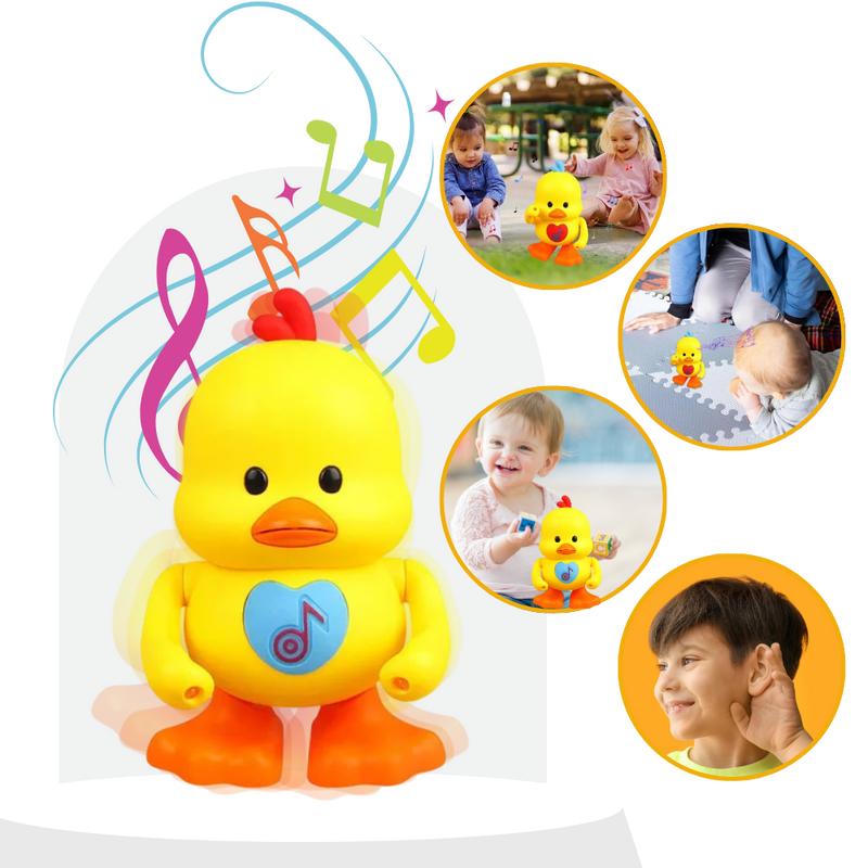 Interactive Light-Up Dancing Duck Toy