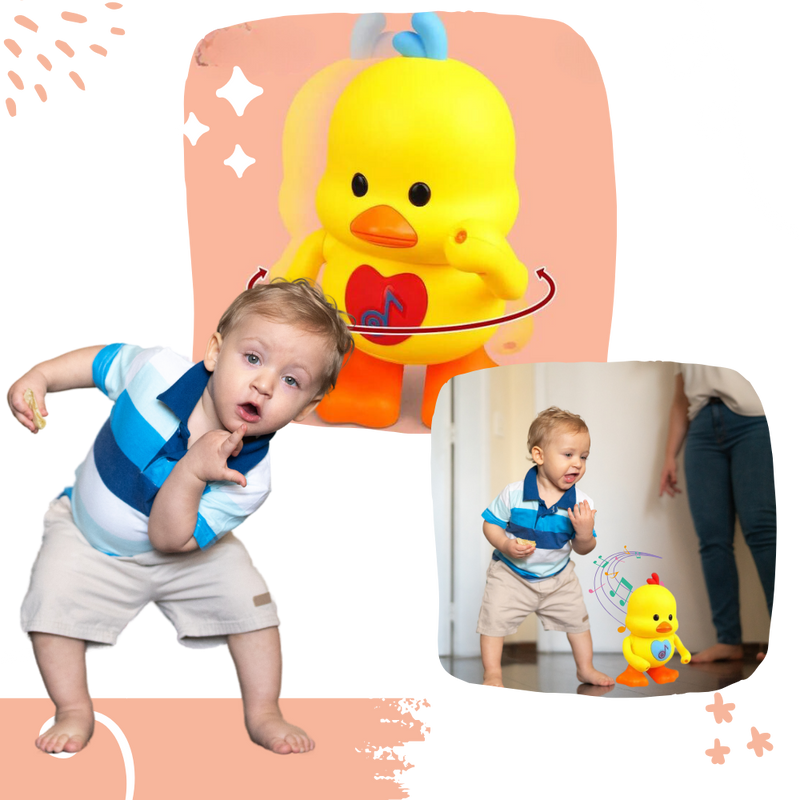 Interactive Light-Up Dancing Duck Toy