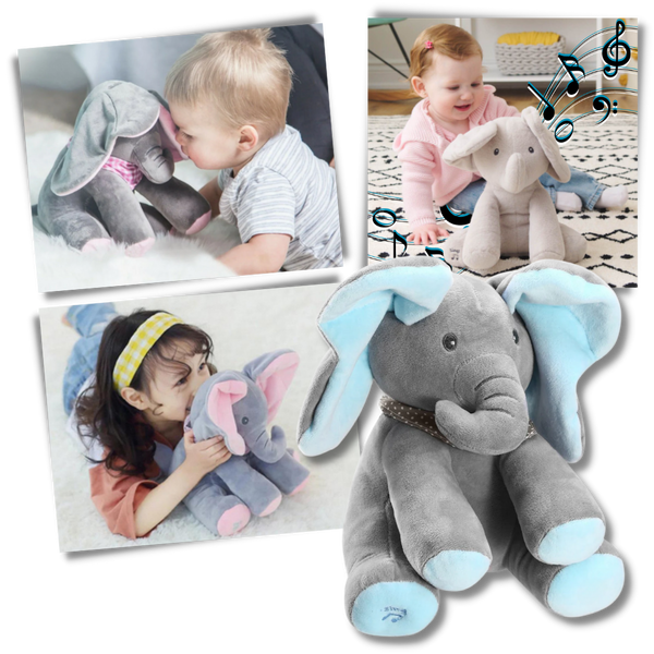 Interactive Peek a Boo Elephant