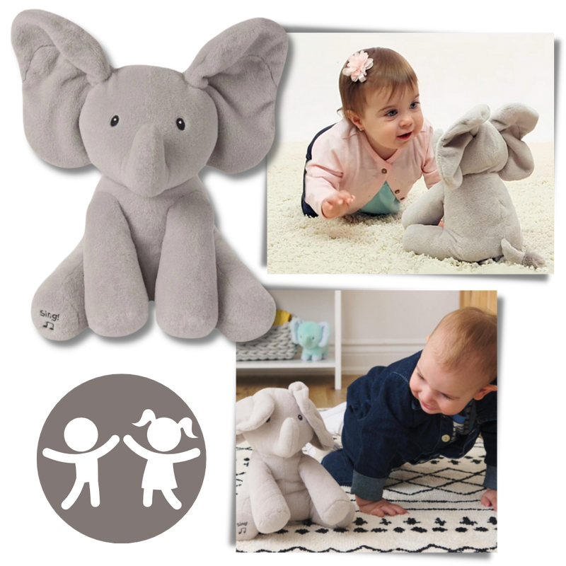 Interactive Peek a Boo Elephant