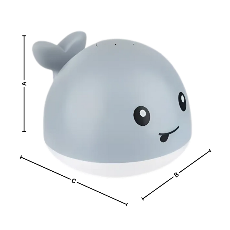 Interactive Whale Bath Toy With Lights
