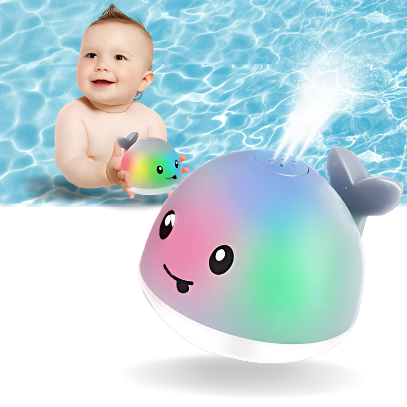 Interactive Whale Bath Toy With Lights