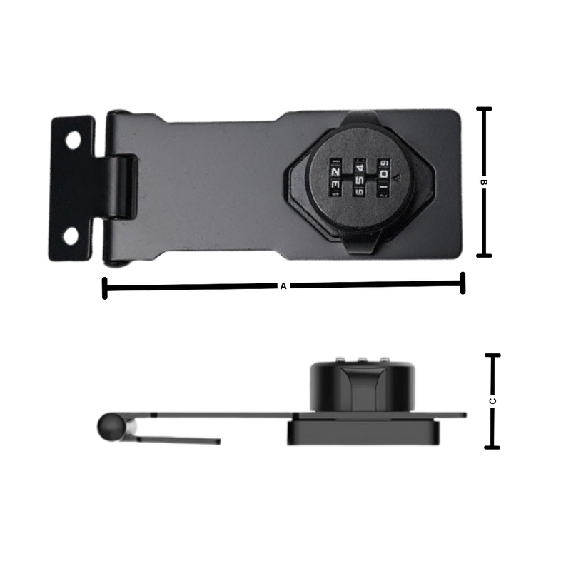 Keyless Quick Installation Cabinet Lock