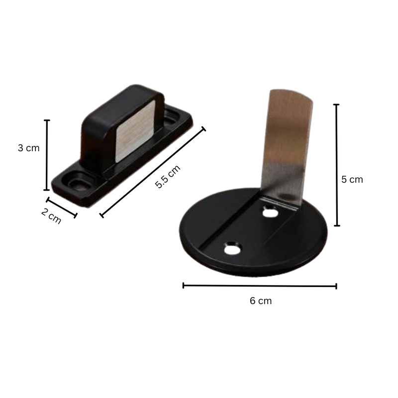 Magnetic Door Stopper in Stainless Steel