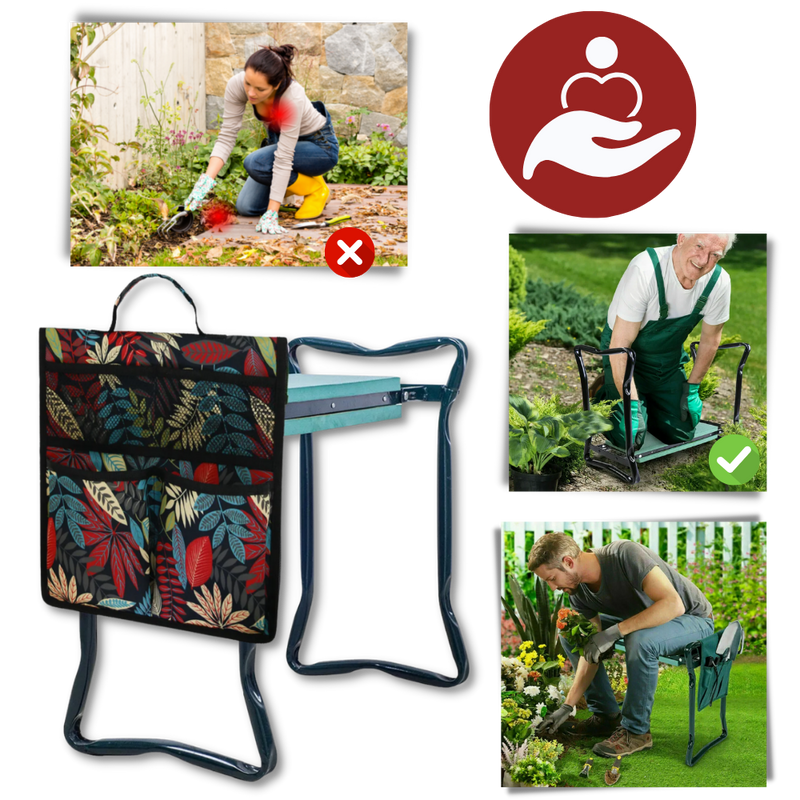 Multipurpose gardening kneeler