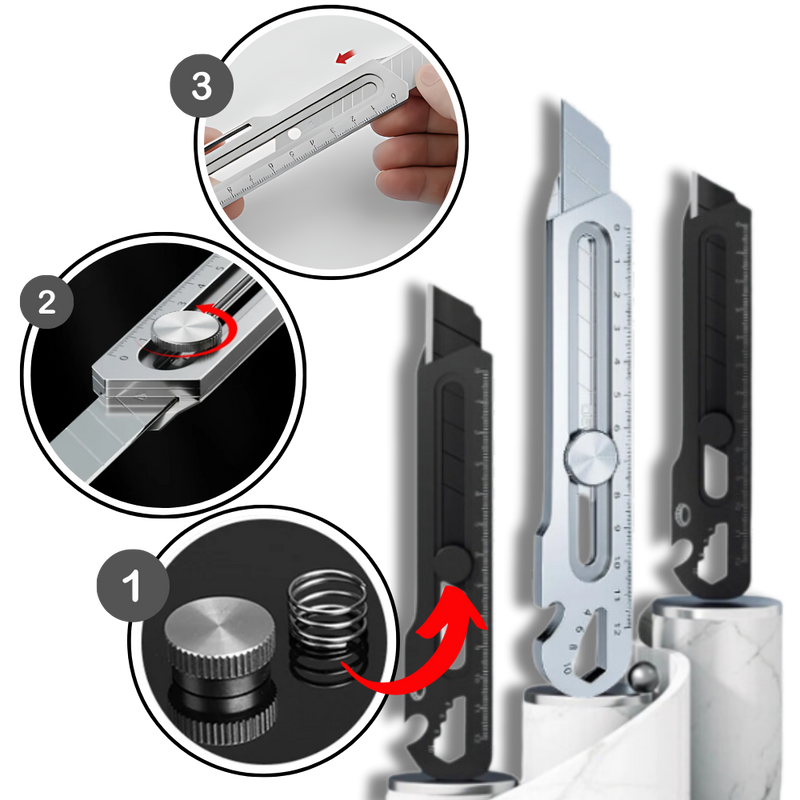 Multipurpose Retractable Box Cutter