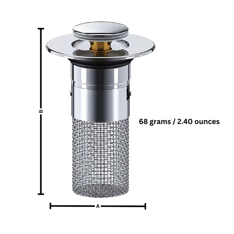 Odor Isolation Pop Up Sink Stopper