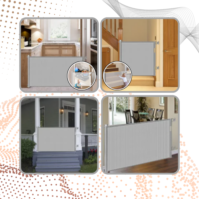 Retractable Sturdy Mesh Pet & Baby Gate